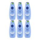 Nivea Creme Smooth With Shea Butter & Gentle Scent Body Wash, 750ml (Pack of 6)