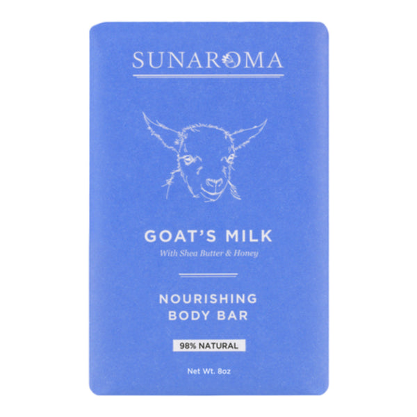 Sunaroma Nourishing Body Bar - Goat's Milk Shea Butter & Honey, 8oz