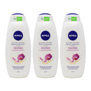 Nivea Orchid & Cashmere Extract Bath Cream Body Wash, 750ml (Pack of 3)