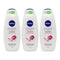 Nivea Orchid & Cashmere Extract Bath Cream Body Wash, 750ml (Pack of 3)