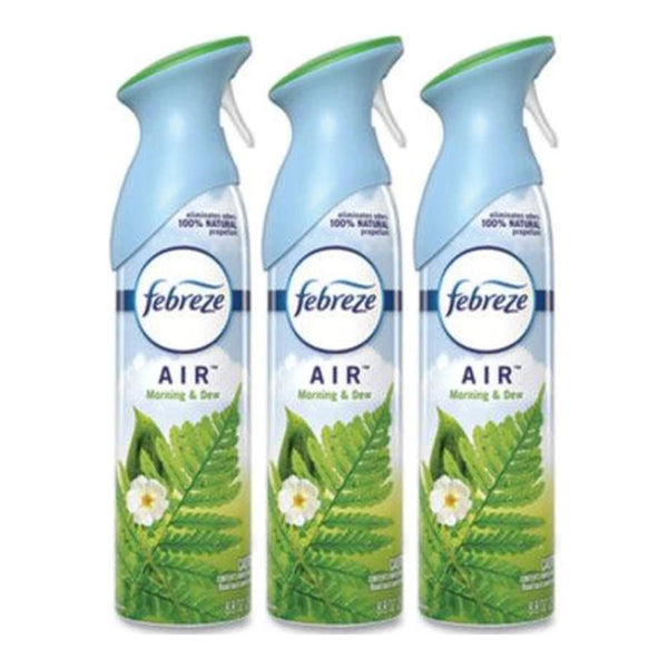Febreze Air Freshener - Morning & Dew Scent, 8.8 oz (Pack of 3)