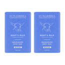 Sunaroma Nourishing Body Bar - Goat's Milk Shea Butter & Honey, 8oz (Pack of 2)