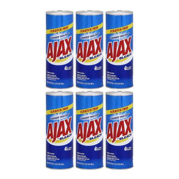 Ajax Powder Cleanser with Bleach, 21 oz. (595g) (Pack of 6)