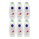 Nivea Orchid & Cashmere Extract Bath Cream Body Wash, 750ml (Pack of 6)