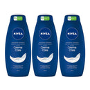 Nivea Creme Care With Elements & Unique Scent Body Wash, 750ml (Pack of 3)