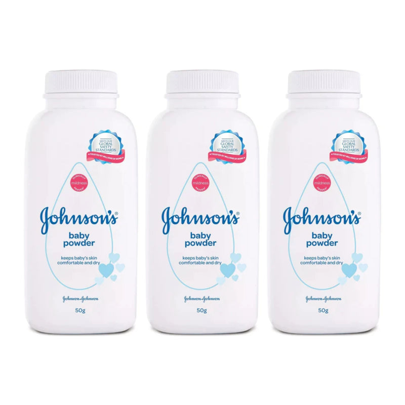 Johnson's Baby Powder, 50gm (Pack of 3)