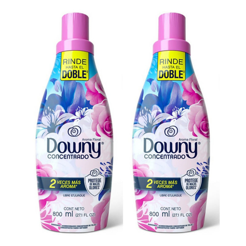Downy Fabric Softener - Aroma Floral, 800ml (Pack of 2)