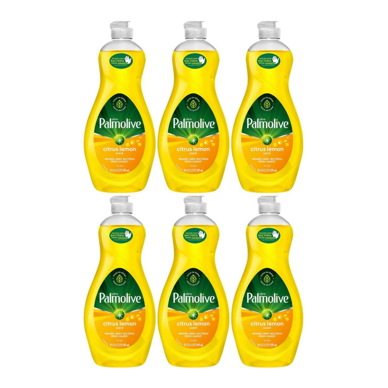 Palmolive Ultra Citrus Lemon Scent Dish Liquid, 20 oz. (591ml) (Pack of 6)