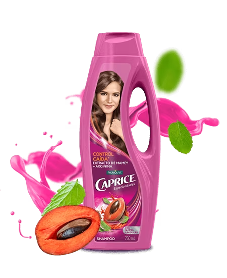 Caprice Shampoo Control Caida (Extracto De Mamey + Arginina), 750ml (Pack of 2)