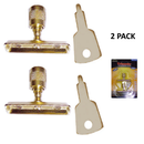 2-Pack Window Sash Locks with Keys