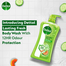Dettol Honeydew Melon & Cucumber Antibacterial Bodywash, 33.5oz