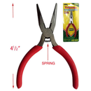 4 1/2" Long Nose Plier with Spring