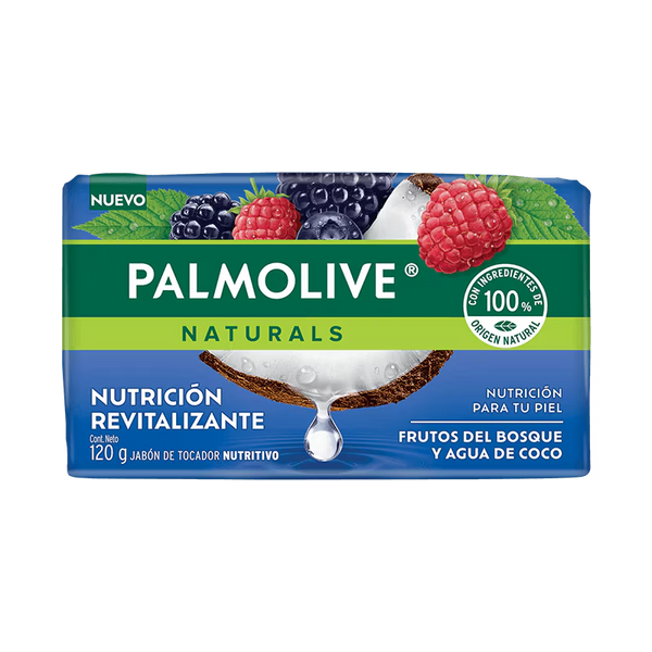 Palmolive Frutos del Bosque y Agua de Coco Bar Soap, 120g