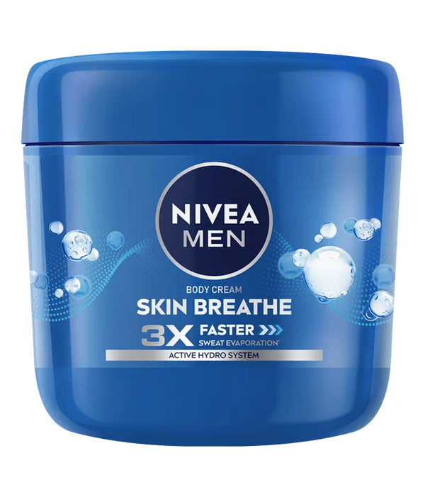 Nivea Men Skin Breath Body Cream, 13.5oz (400ml)