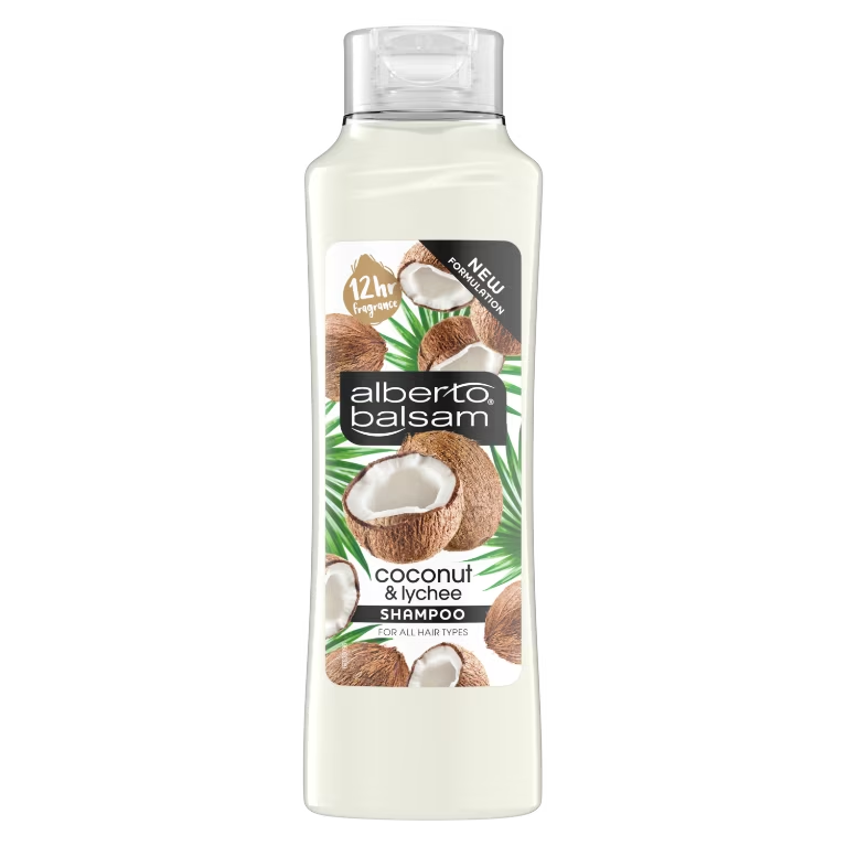 Alberto Balsam Coconut & Lychee Shampoo w/ Vitamin B5, 12oz (Pack of 12)