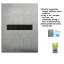 1 Count Self-Adhesive Aluminum House Number "-" Sign (3.5" x 2.75")