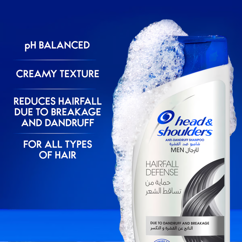 Head & Shoulders Anti-Dandruff Shampoo - HairFall Defense, 13.5oz