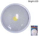 5 1/2" Circle LED Touch Light - Push On/Off (4AA Battery Operated)