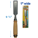 1-Inch 1" Wood Chisel with Wooden Handle