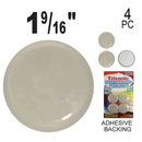 4 Pack 1 9/16" Inch Furniture Floor Protectors with Adhesive Backing