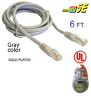 6 Ft. (1.8m) Cat5E Network Ethernet Cable - High Performance