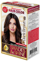 Dark Brown 3.0 Permanent Hair Color - Advanced Formula Kit