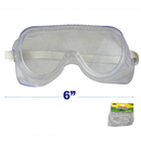 Safety Goggles with Adjustable Elastic Strap