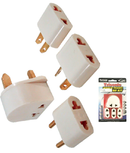 Universal Foreign World Travel Adapter Kit - US/EU/UK/AU Plugs