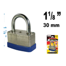 1 7/8" (30mm) Laminated Steel Padlock with 2 Keys
