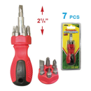 7-in-1 Mini Multi-Bit Screwdriver Set – Interchangeable Tips