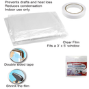 1 Pack Window Insulation Kit for 3 x 5 Foot Windows