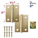 2 Pack 2 Inch 2" Heavy Duty Hinges with Screws