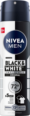 Nivea Men Black & White Invisible Original 72H Spray 6.76oz (200ml)