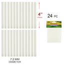 24-Pack 7.2mm Mini Hot Glue Sticks