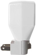 4 Watt White Cover Night Light (Clear) - On/Off Switch - UL Listed