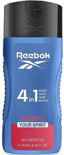 Reebok Move Your Spirit 4-in-1 Hair & Body Shower Gel 8.5oz (250ml)