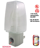 7 Watt Automatic Sensor Night Light - Damage Resistant - UL Listed