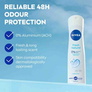 Nivea Fresh Natural 48 Hour Anti-Bacterial Spray, 6.76oz. (200ml)