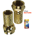 Twist On "F" Male Connector for RG-6U Coaxial Cable
