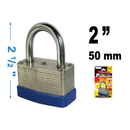 2 1/2" (50mm) Laminated Steel Padlock