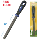 6-Inch 6" Fine Tooth Half-Round Steel File