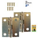 2 Pack 2 Inch 2" Butt Hinges with Screws