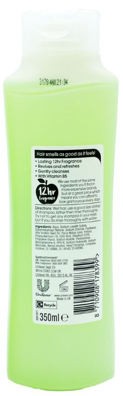 Alberto Balsam Juicy Green Apple Shampoo with Vitamin B5, 12oz