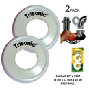 2 Count Teflon Thread Seal Tape Roll for Plumbing & Pipe Connection