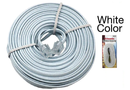 100' White Telephone Extension Cord