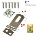 2 Inch 2" Steel Safety Hasp with Screws
