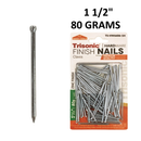 1 1/2 inch Zinc Finish Nails for Trim and Woodworking (80 Grams)