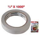 1 Roll 3/4 Inch x 1000 Inch Double Sided Adhesive Tape