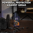 Nivea Men Deep Espresso Black Carbon Anti-Perspirant Deo, 1.7oz (Pack of 12)