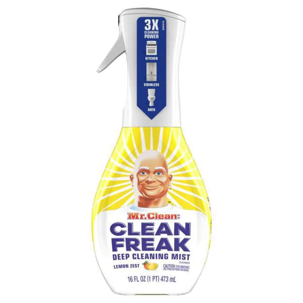 Mr. Clean Clean Freak Deep Cleaning Mist Spray, Lemon Zest, 16 oz.